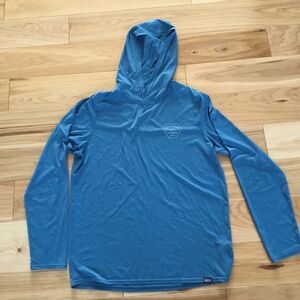 Unisex Long Sleeved Hooded Shirt